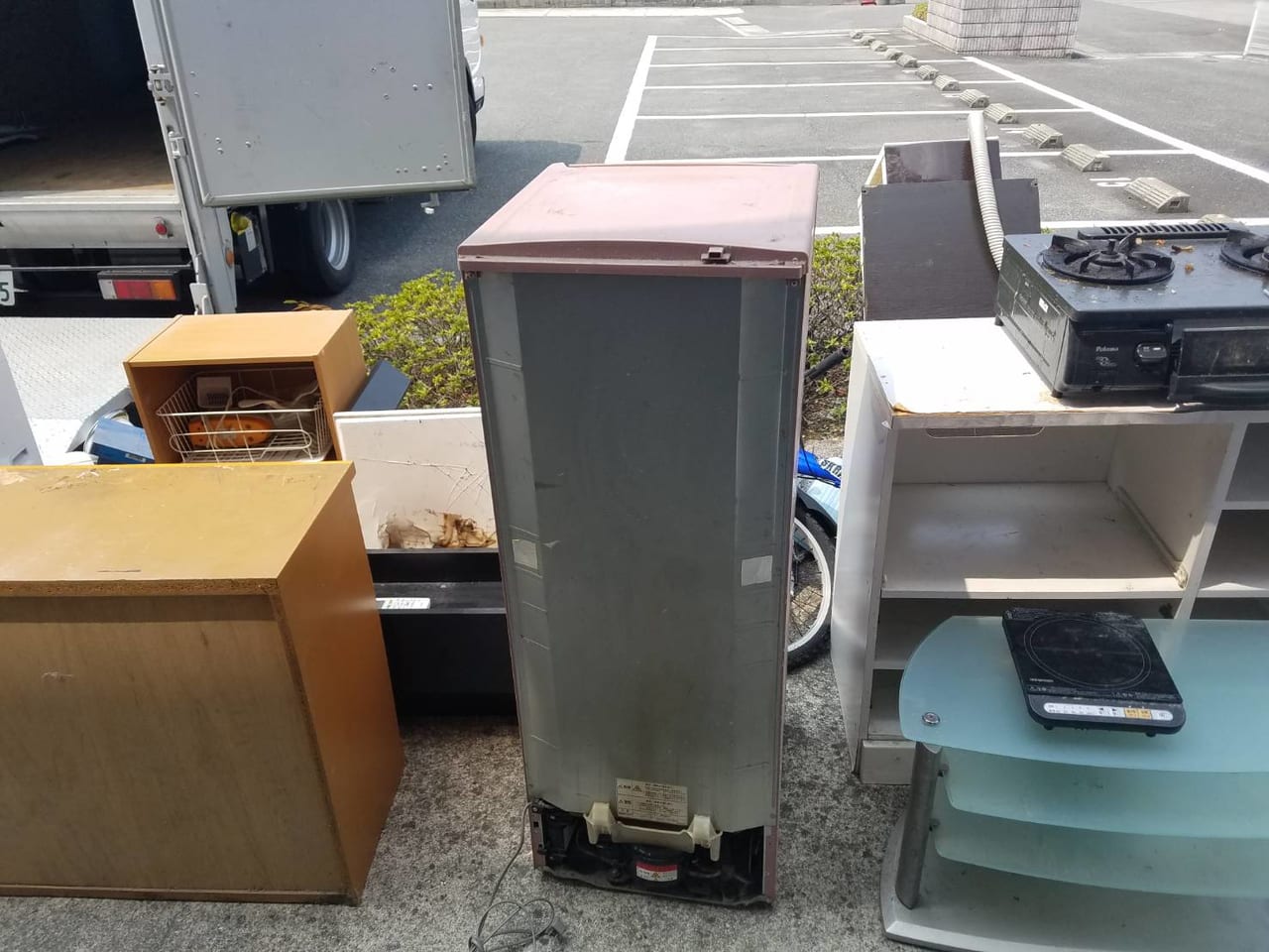 山口県萩市不用品回収前画像