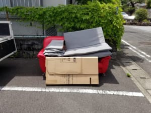 大分県別府市不用品回収前画像