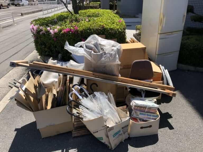 大阪府八尾市不用品回収前画像