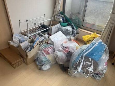 京都府京都市伏見区周辺のH様不用品回収前画像