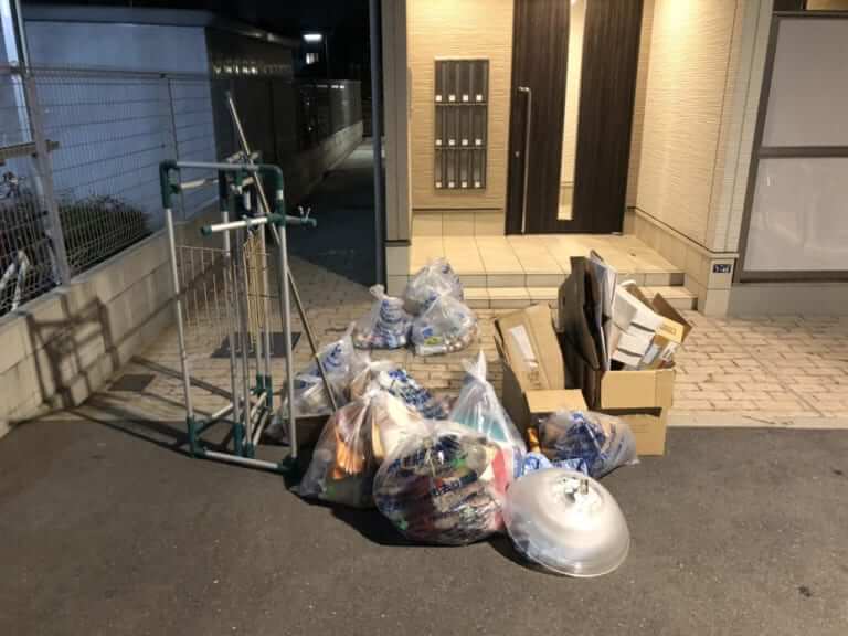 大阪府豊中市不用品回収前画像