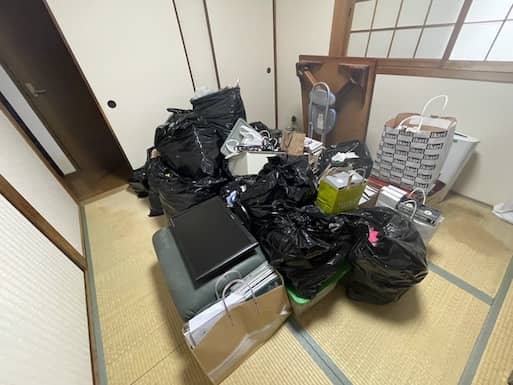 愛媛県松山市不用品回収前画像